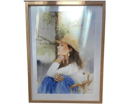 Acuarela en madera de Haya